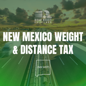 new mexico weight and distance tax